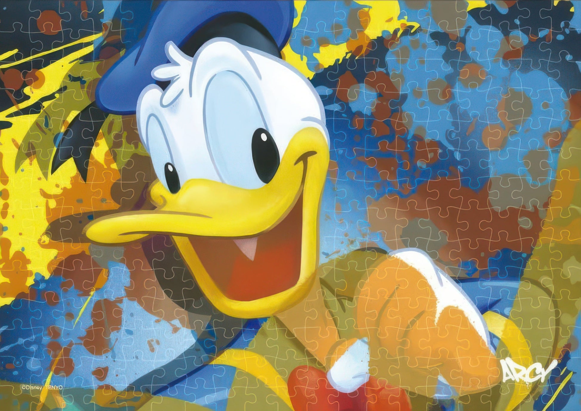 tenyo-dsg-266-986-disney-donald-duck-266-pieces-jigsaw-puzzle