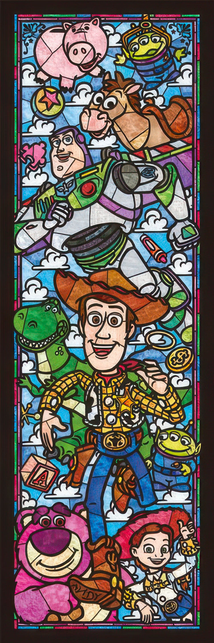 tenyo-dsg-456-719-toy-story-stained-glass-456-pieces-crystal-jigsaw-puzzle