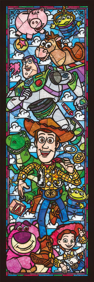 tenyo-dsg-456-719-toy-story-stained-glass-456-pieces-jigsaw-puzzle
