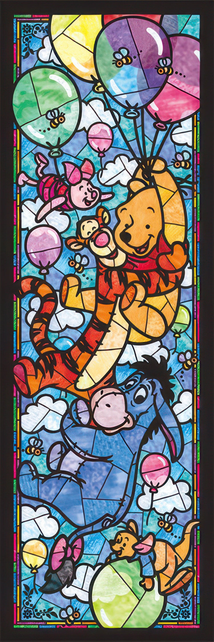 tenyo-dsg-456-722-winnie-the-pooh-stained-glass-456-pieces-crystal-jigsaw-puzzle