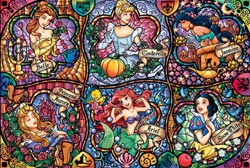 Tenyo • All Princesses • Brilliant Princesses　500 PCS　Crystal Jigsaw Puzzle