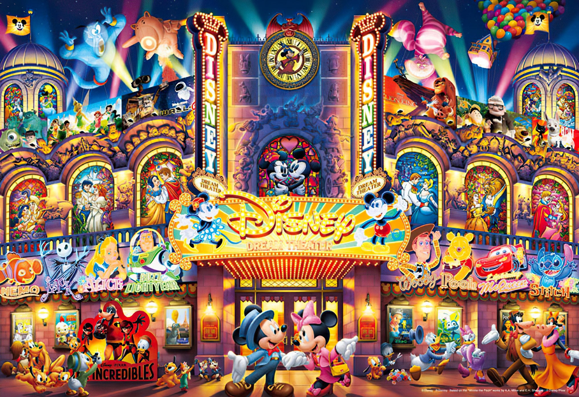 Tenyo • Disney Dream Theater　500 PCS　Crystal Jigsaw Puzzle