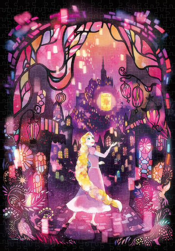 tenyo-dsg-500-626-lights-flickering-in-the-night-sky-(tangled)-500-pieces-jigsaw-puzzle