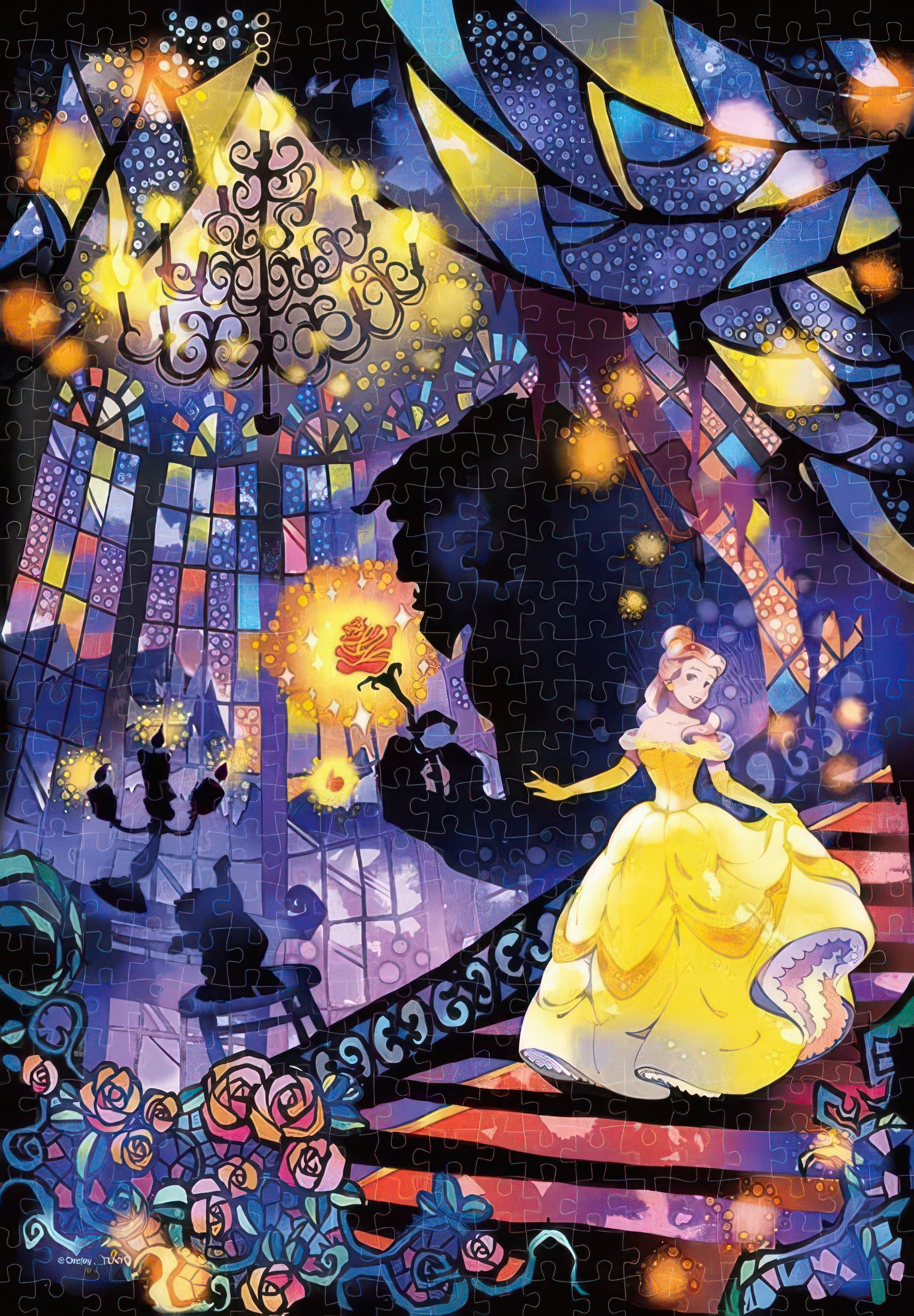 tenyo-dsg-500-638-beauty-and-the-beast-light-shadow-two-hearts-500-pieces-crystal-jigsaw-puzzle