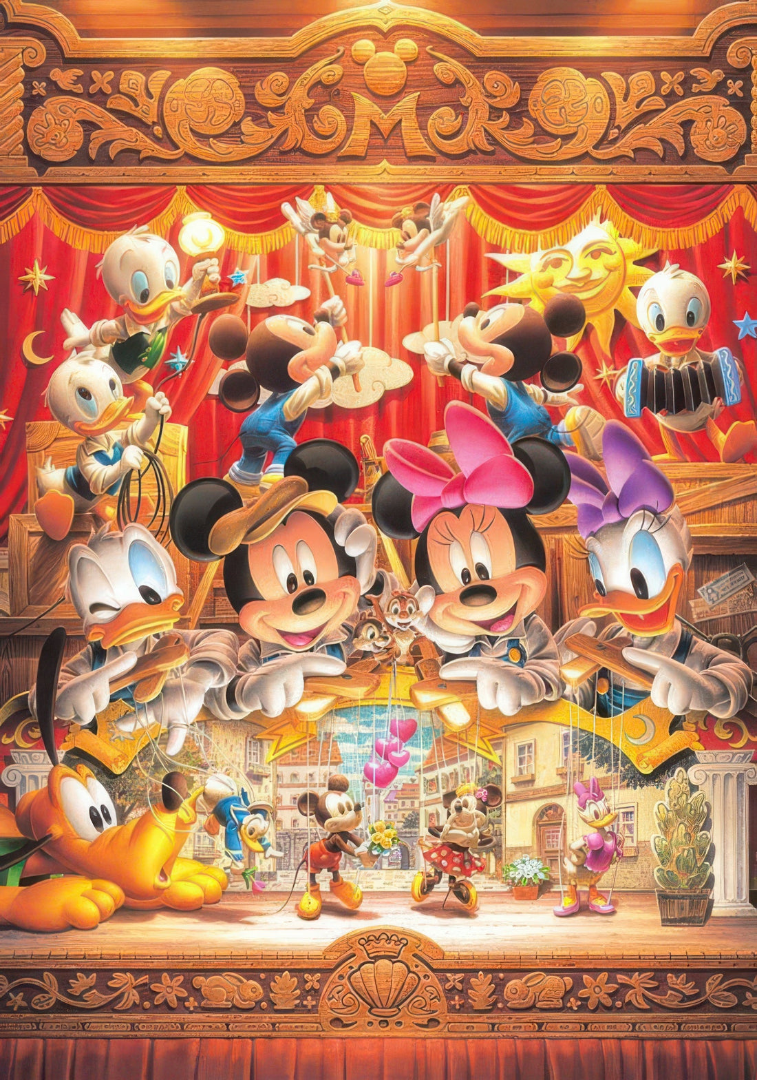 tenyo-dw-1000-470-mickey-friends-marionettes-of-love-1000-pieces-jigsaw-puzzle