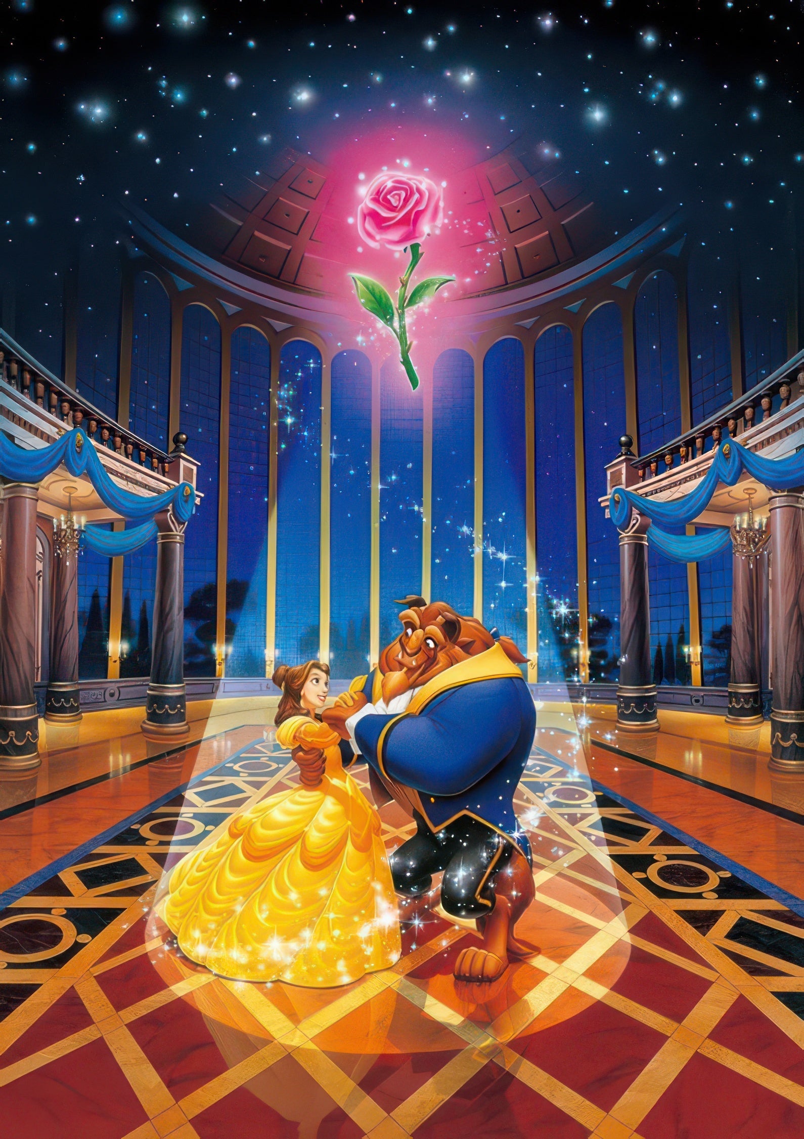 tenyo-dw-1000-471-magic-of-love-(beauty-and-the-beast)-1000-pieces-jigsaw-puzzle