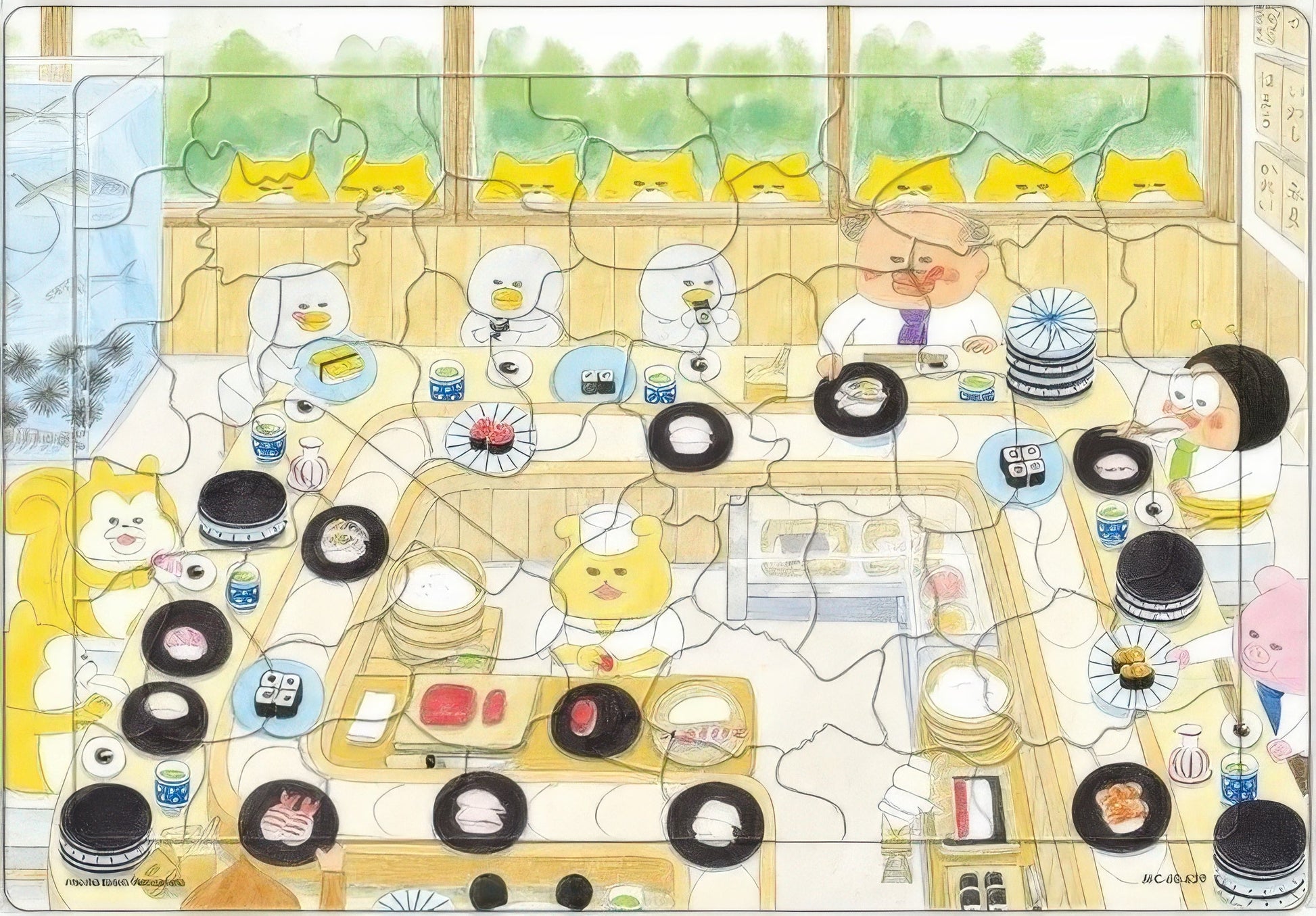 tenyo-mc-60-639-noraneko-gundan-60-pieces-kids-puzzle