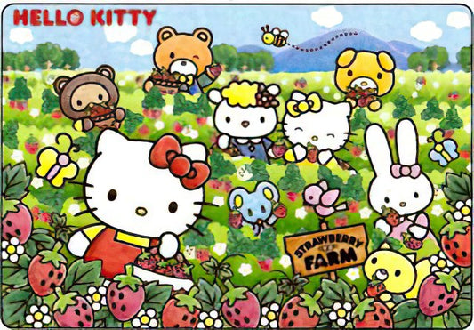 Tenyo • Sanrio • Hello Kitty's Strawberry Love　80 PCS　Jigsaw Puzzle