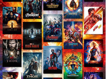 Tenyo â€¢ Marvel Studios Movie Poster Collectionã€€1000 PCSã€€Jigsaw Puzzle