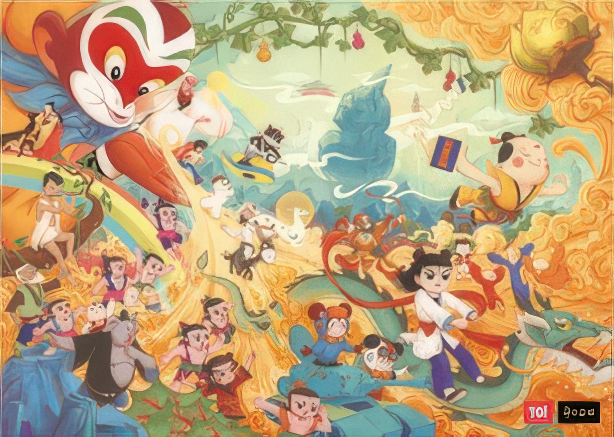 toi-world-02487-01-shanghai-animation-film-studio-retro-animation-collection-1000-pieces-jigsaw-puzzle