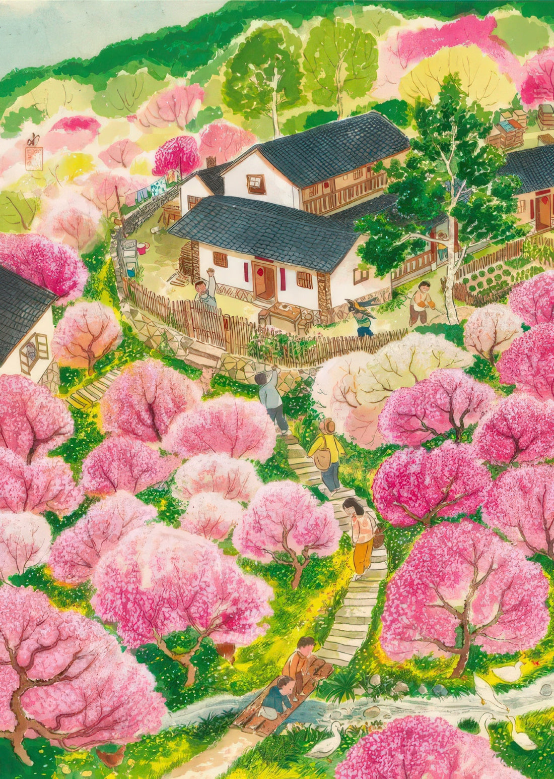 toi-world-10253-peach-blossom-spring-1000-pieces-jigsaw-puzzle