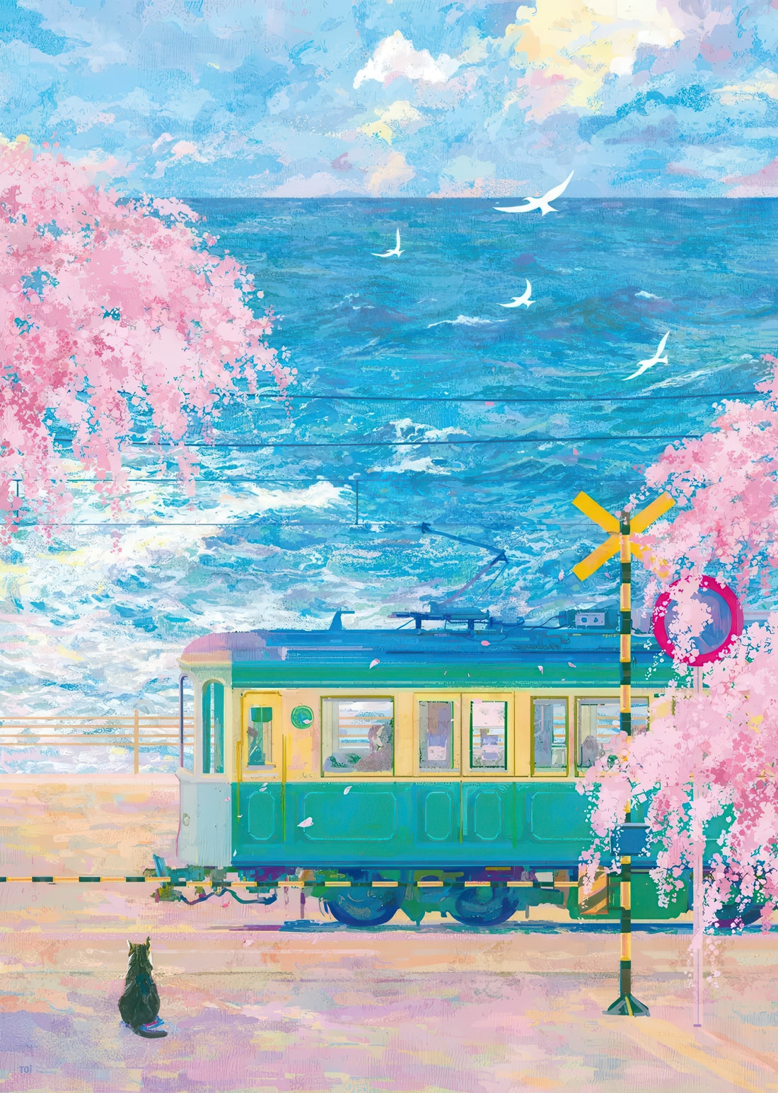 toi-world-10289-kamakura-train-1000-pieces-jigsaw-puzzle