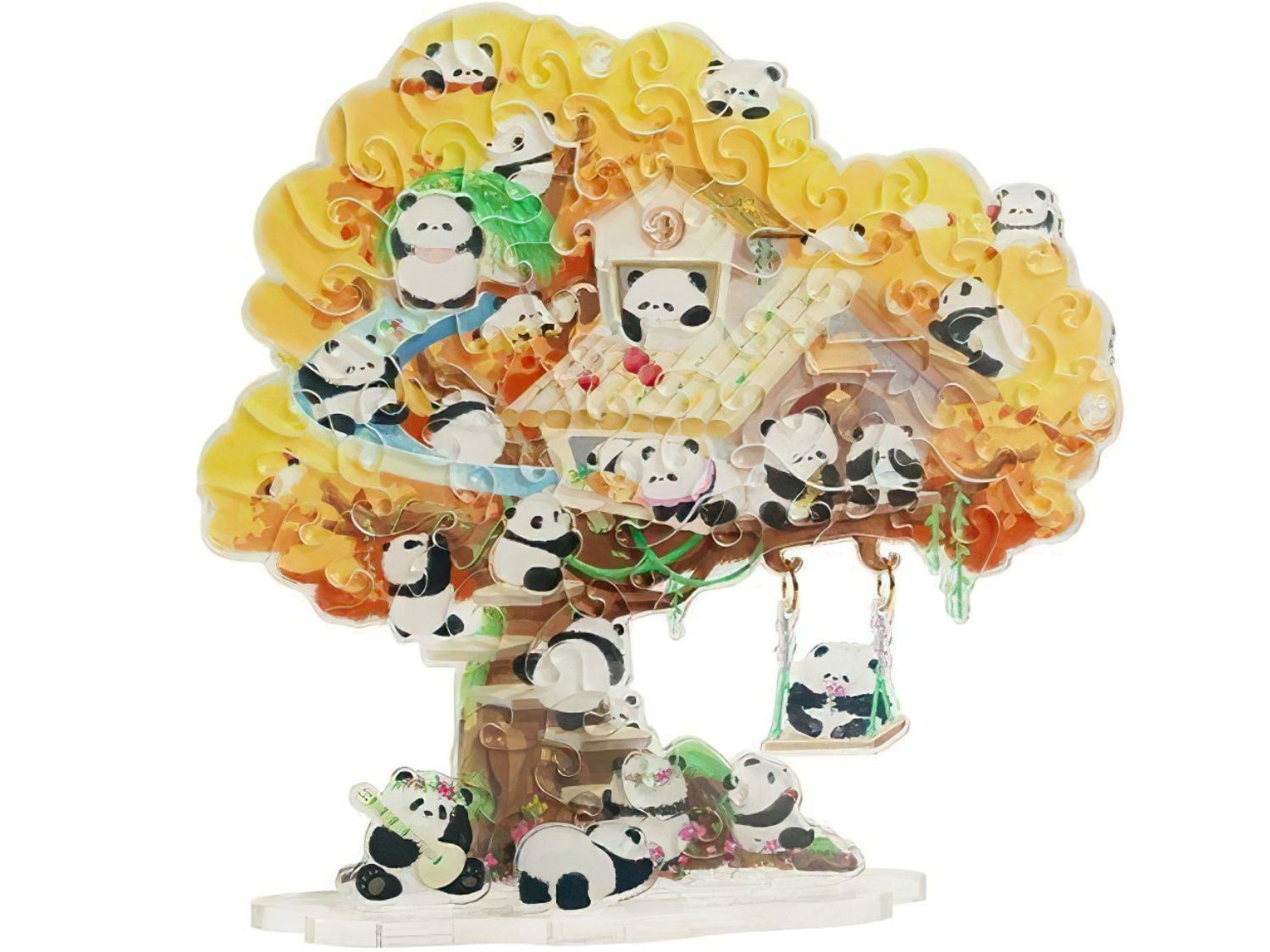 toi-world-10422-panda-swing-tree-70-pieces-crystal-display-puzzle