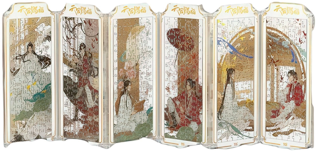 toi-world-10436-meeting-you---folding-screen-blind-box-puzzle-105-multipack-6-display-puzzle