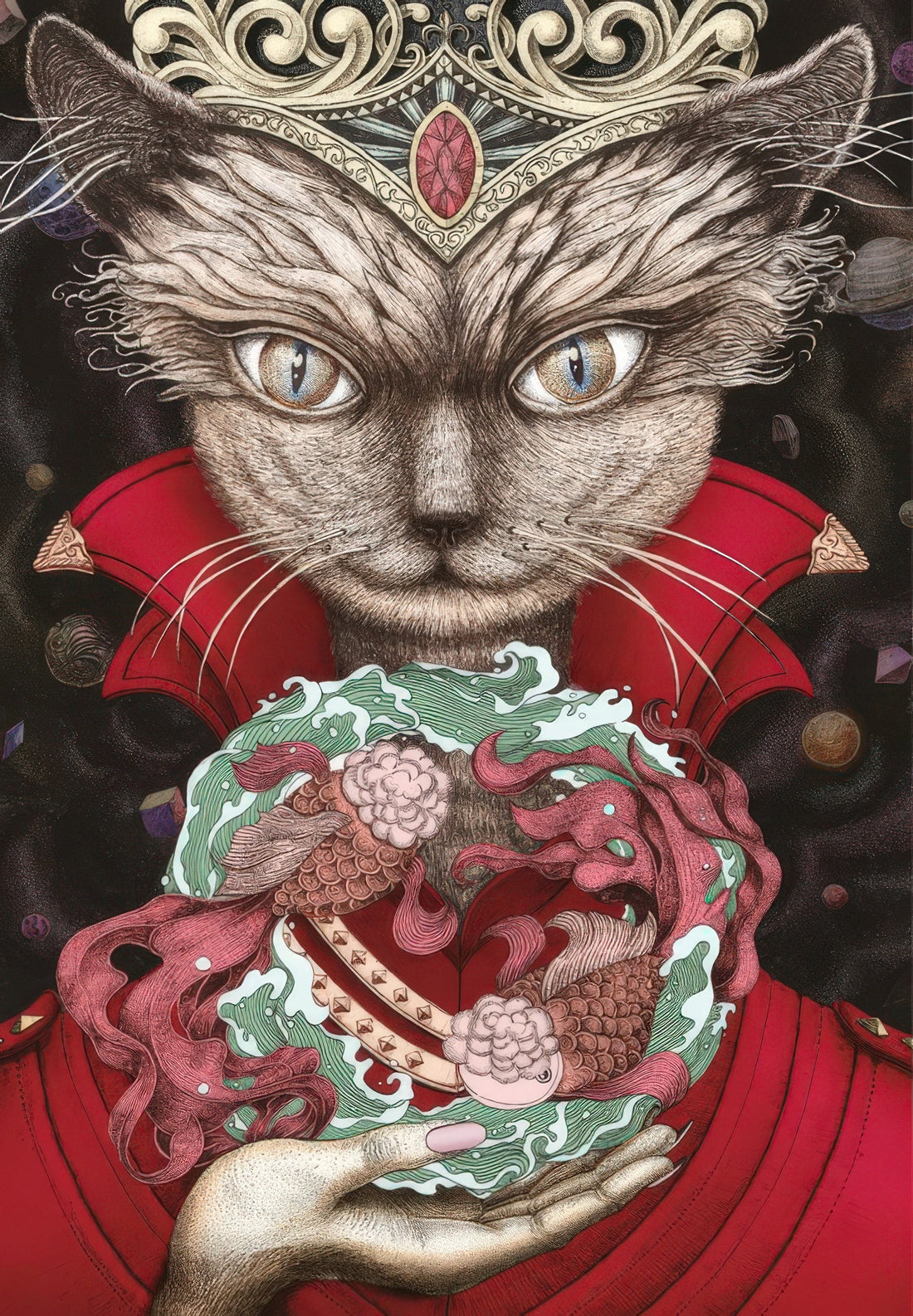 toi-world-12769-the-cat-queen-300-pieces-jigsaw-puzzle