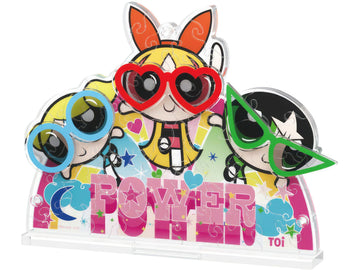 toi-world-23072-the-powerpuff-girls:-sunglasses-party-35-pieces-display-puzzle