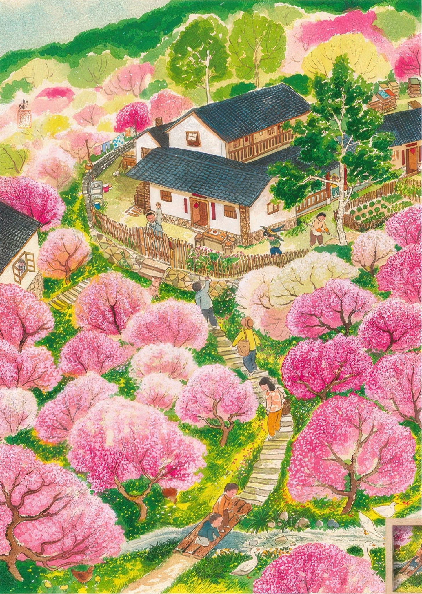 toi-world-48541-04-peach-blossom-spring-1000-pieces-jigsaw-puzzle