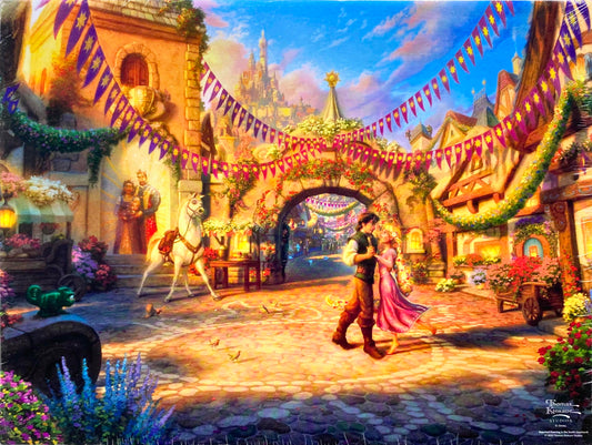 Toy&Puzzle KD-500-008　Tangled • Rapunzel Dancing in the Sunlit Courtyard　500 Pieces Jigsaw Puzzle