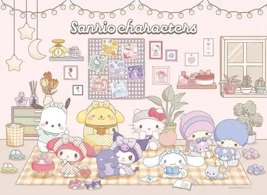 toy-puzzle-san-a05-057-sanrio-pajama-party-500-pieces-jigsaw-puzzle