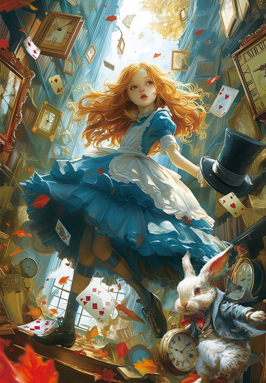 Toy&Puzzle T-DF10-1037　Alice in Wonderland • Alice'S Magical Space　1000 Pieces Jigsaw Puzzle