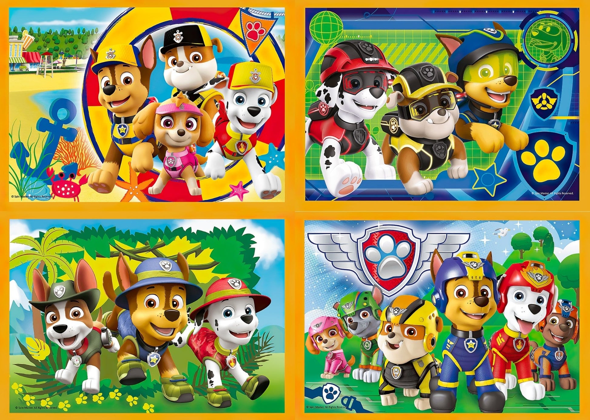 trefl-34395-paw-patrol-holiday-207-multipack-jigsaw-puzzle