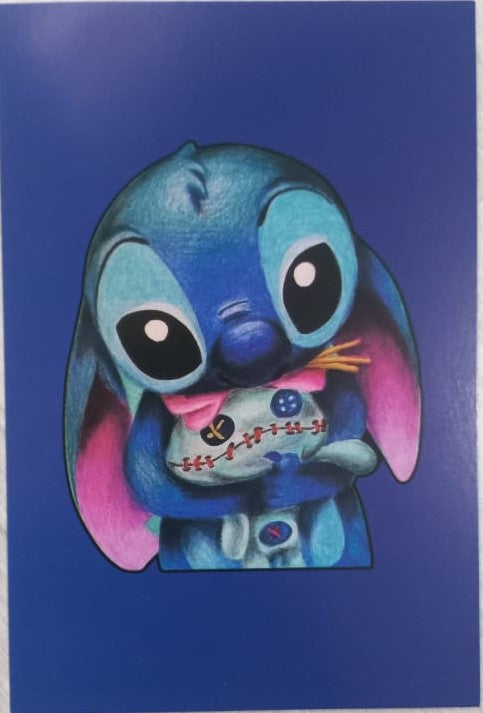 Wooden Blue WBKJ7　Lilo & Stitch • Stitch 2　Wooden