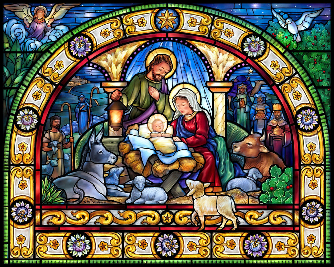 vermont-christmas-vc169-religious-stained-glass-holy-night-1000-pieces-jigsaw-puzzle