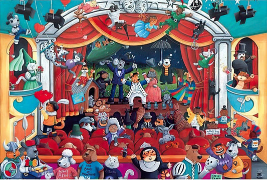 Vox VE1000-09　Animal • Cats and Dogs Theatre　1000 Pieces Jigsaw Puzzle