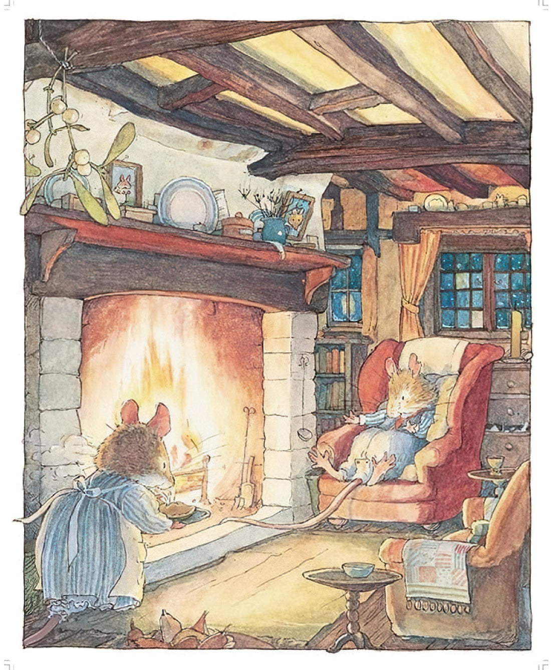 vox-ve1000-122-the-happy-mice-of-brambly-hedge---supper-by-the-fireside-900-pieces-jigsaw-puzzle