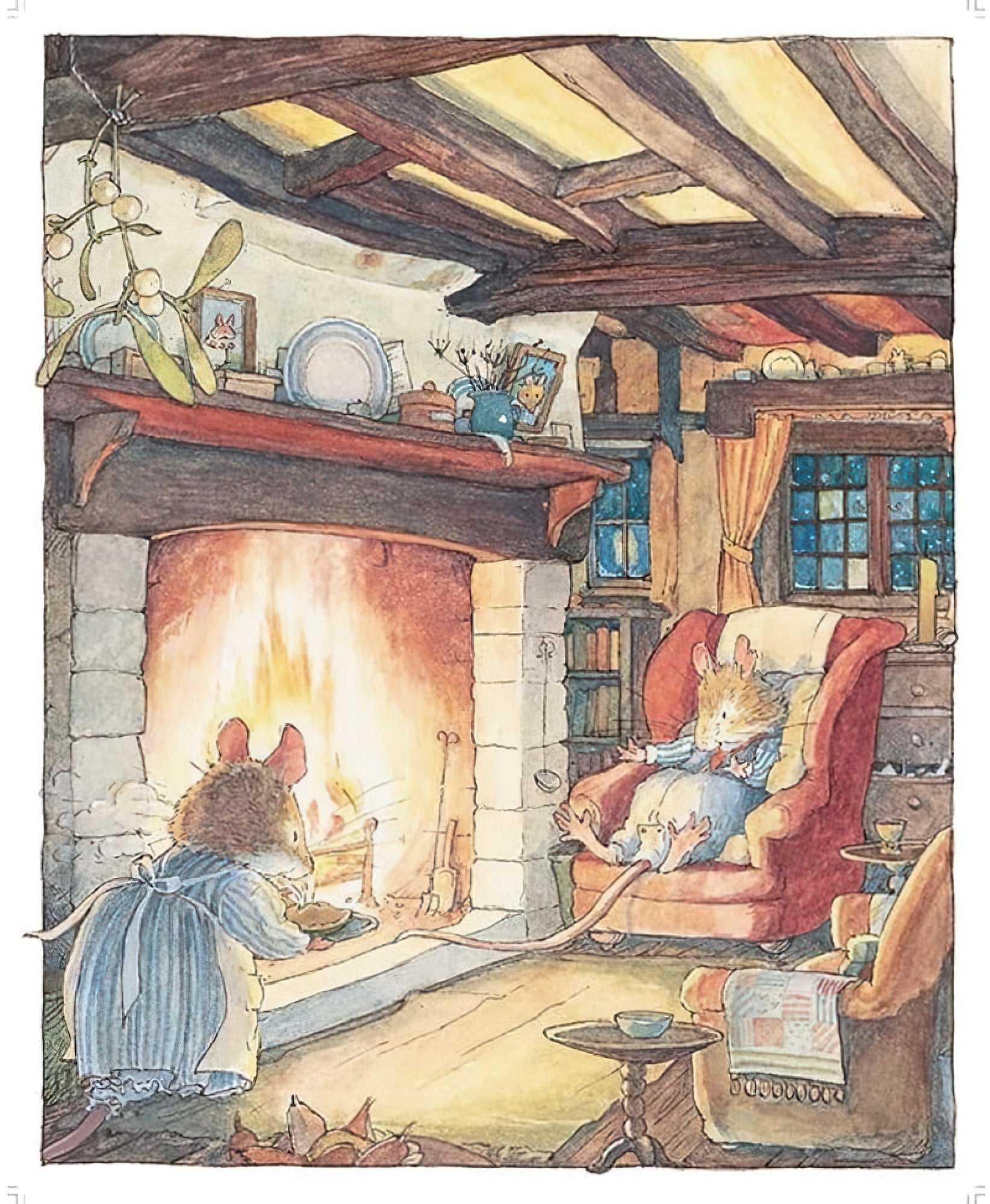 vox-ve1000-122-the-happy-mice-of-brambly-hedge---supper-by-the-fireside-900-pieces-jigsaw-puzzle