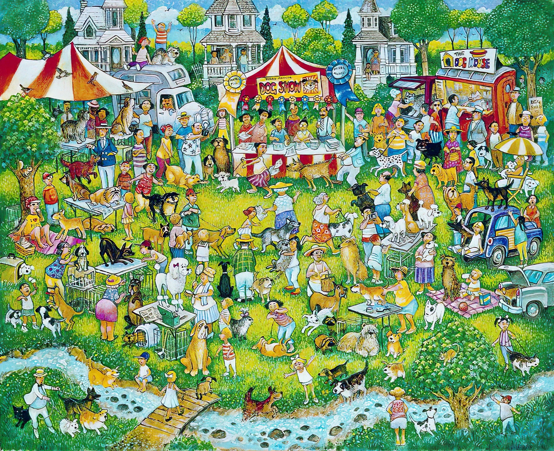 vox-ve1000-131-bill-bell---dog-show-900-pieces-jigsaw-puzzle