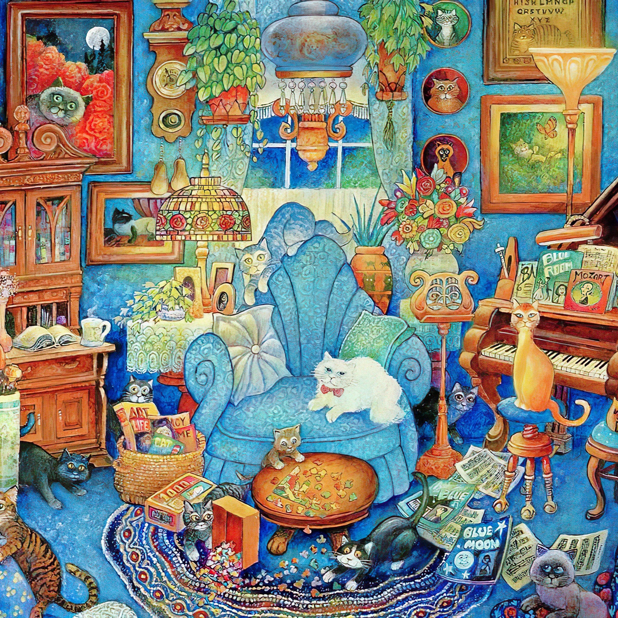 vox-ve1000-135-bill-bell---blue-room-no.-3-900-pieces-jigsaw-puzzle