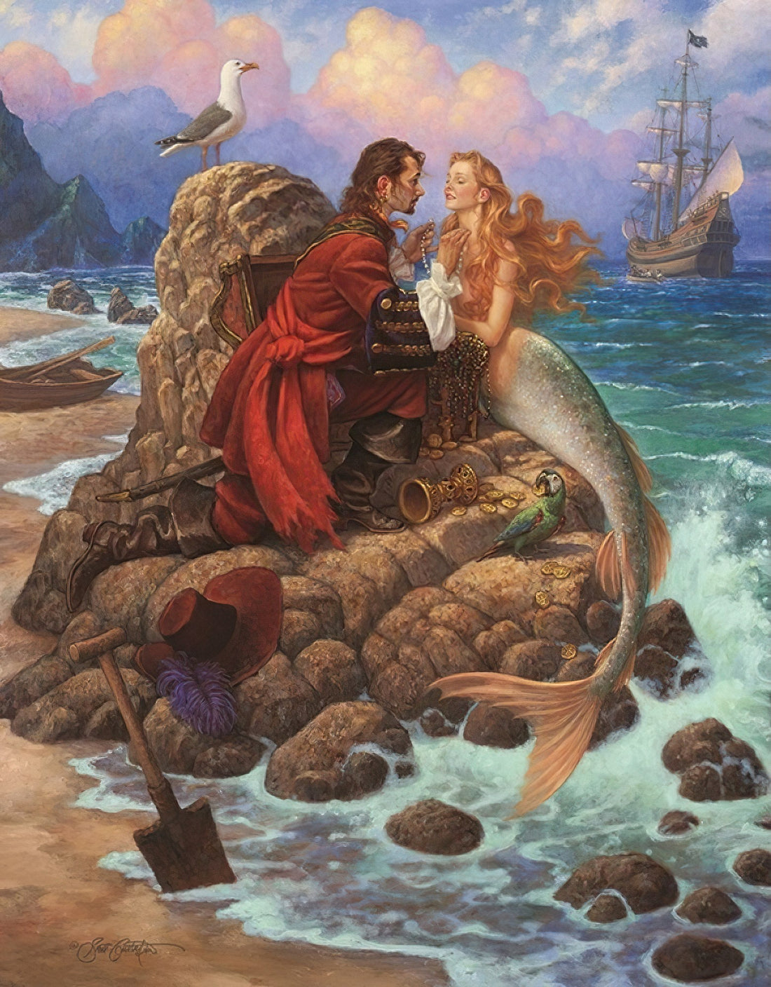 vox-ve1000-65-scott-gustafson---the-little-mermaid-1000-pieces-jigsaw-puzzle