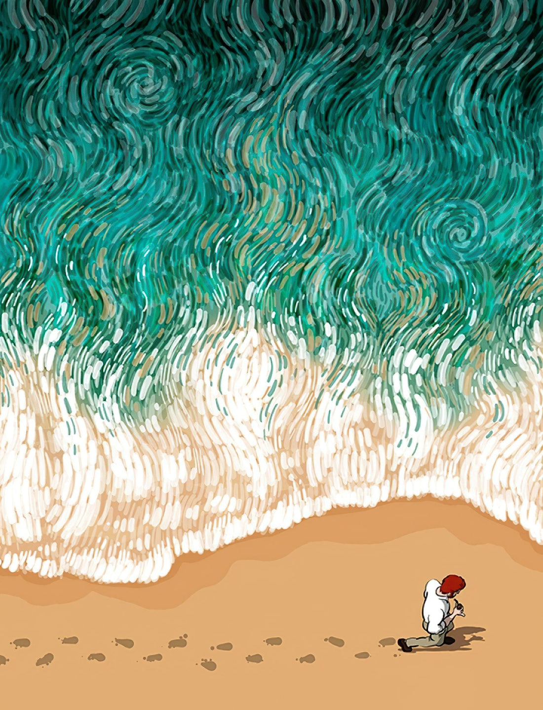 vox-ve1000-72-when-van-gogh-walks-into-the-painting-series---along-the-beach-1000-pieces-jigsaw-puzzle