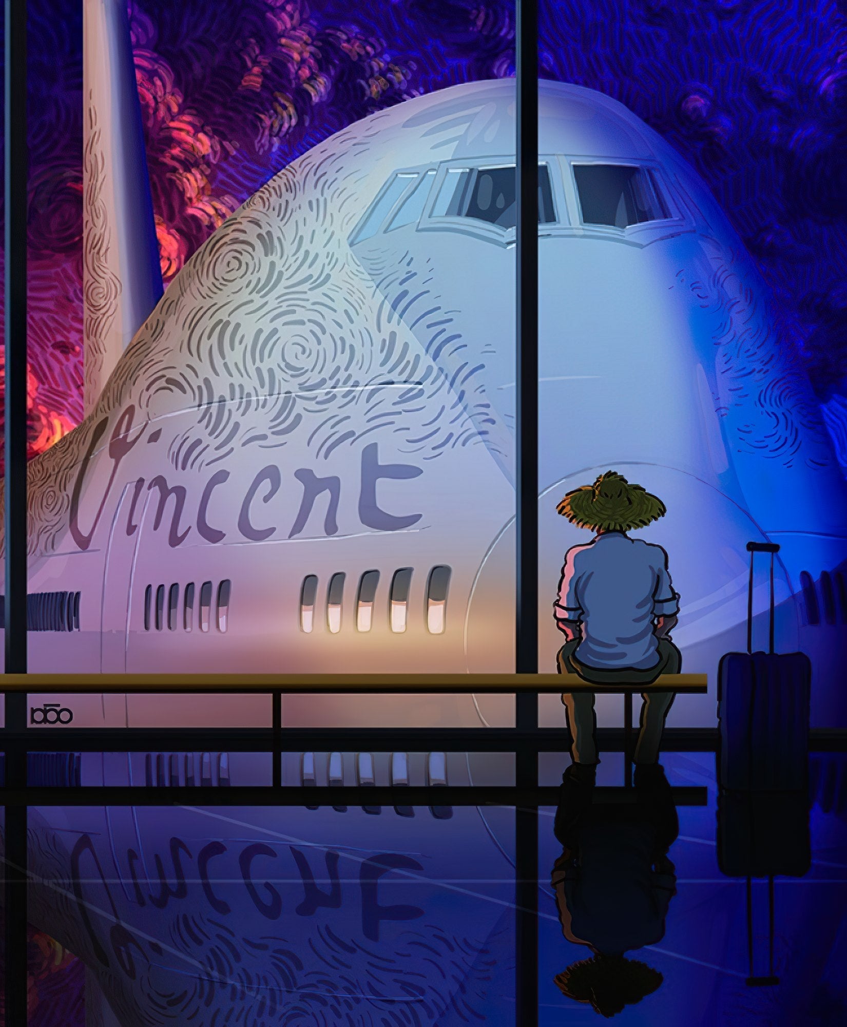 vox-ve1000-78-when-van-gogh-walks-into-the-painting-series---waiting-1000-pieces-jigsaw-puzzle