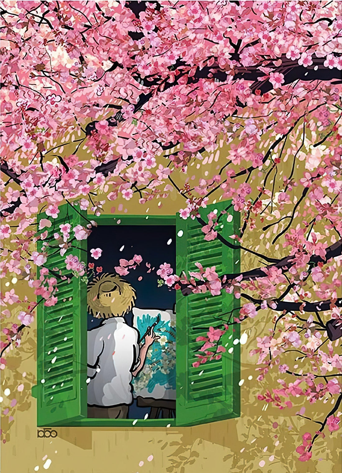 vox-ve500-27-illustration-cherry-blossom-520-pieces-jigsaw-puzzle