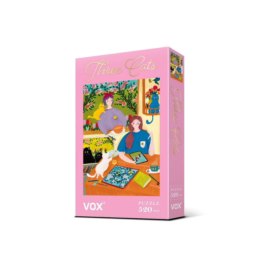 vox-ve520-1-illustration-three-cats-520-pieces-jigsaw-puzzle