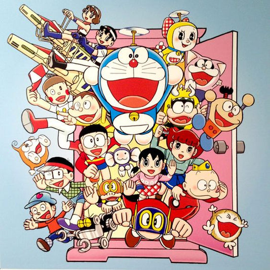 Wooden 500692　Doraemon, Nobita and Friends　300 Pieces Wooden Jigsaw Puzzle