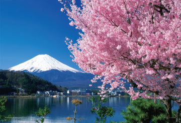 yanoman-01-2068-cherry-blossoms-and-mount-fuji-(yamanashi)-108-pieces-jigsaw-puzzle
