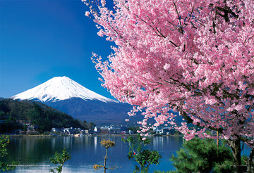 Yanoman • Japan • Sakura and Mount Fuji, Yamanashi　108 PCS　Jigsaw Puzzle