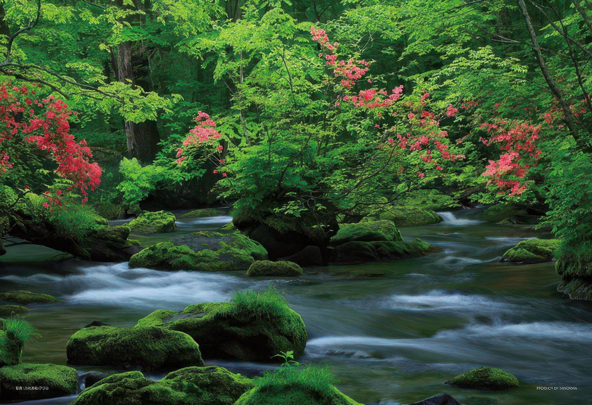 yanoman-01-2086-cooling-oirase-stream-(aomori)-108-pieces-jigsaw-puzzle