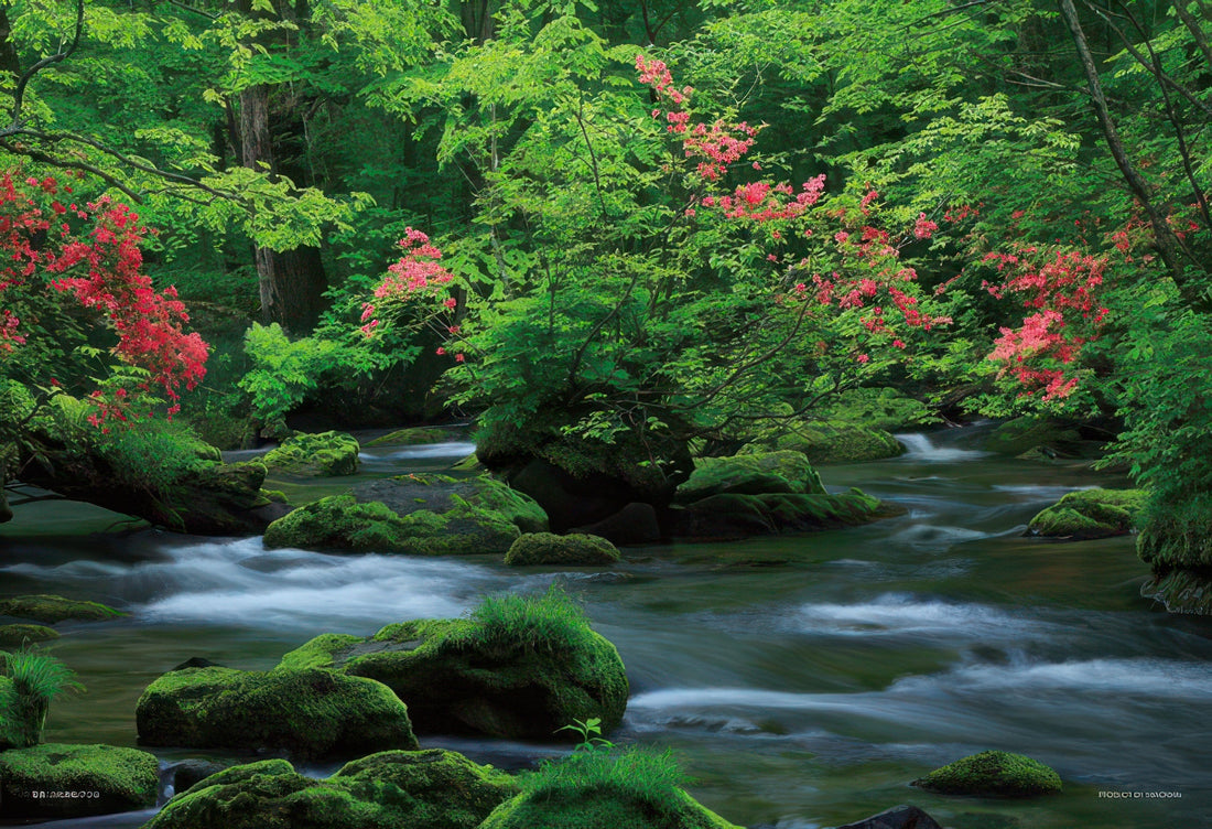 yanoman-01-2086-cooling-oirase-stream-(aomori)-108-pieces-jigsaw-puzzle
