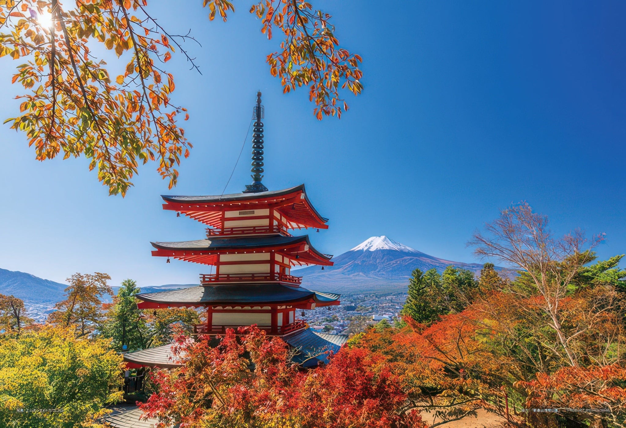 yanoman-01-2088-autumn-scenery-of-arakurayama-sengen-park-(yamanashi)-108-pieces-jigsaw-puzzle