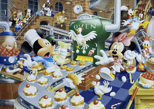 Yanoman 03-697　Mickey & Friends • Sweets Factory　300 Pieces Jigsaw Puzzle