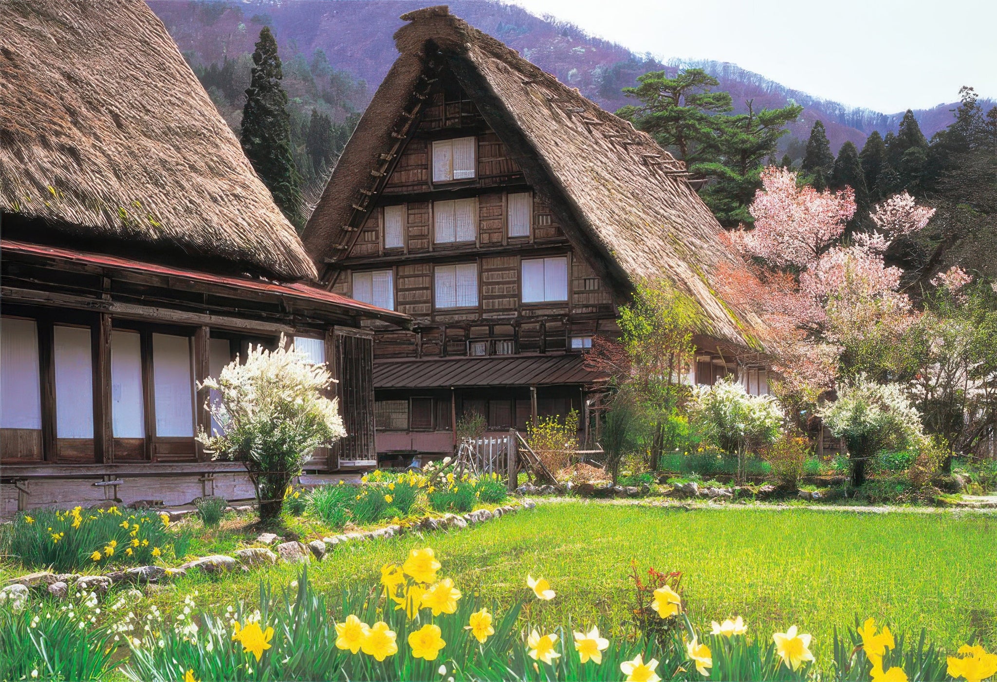 yanoman-03-870-colorful-shirakawa-go-(gifu)-300-pieces-jigsaw-puzzle