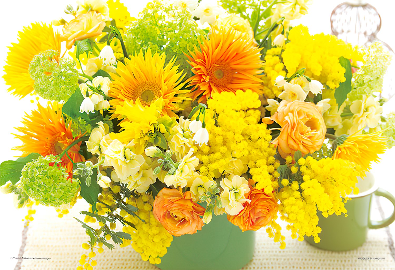 Yanoman â€¢ Yellow Flowers of Happinessã€€300 PCSã€€Jigsaw Puzzle