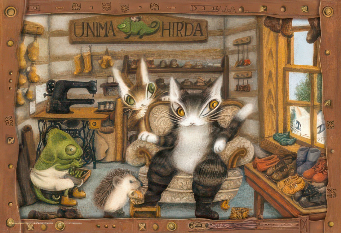 yanoman-03-924-unima-and-hilda's-shoemaking-shop-300-pieces-jigsaw-puzzle