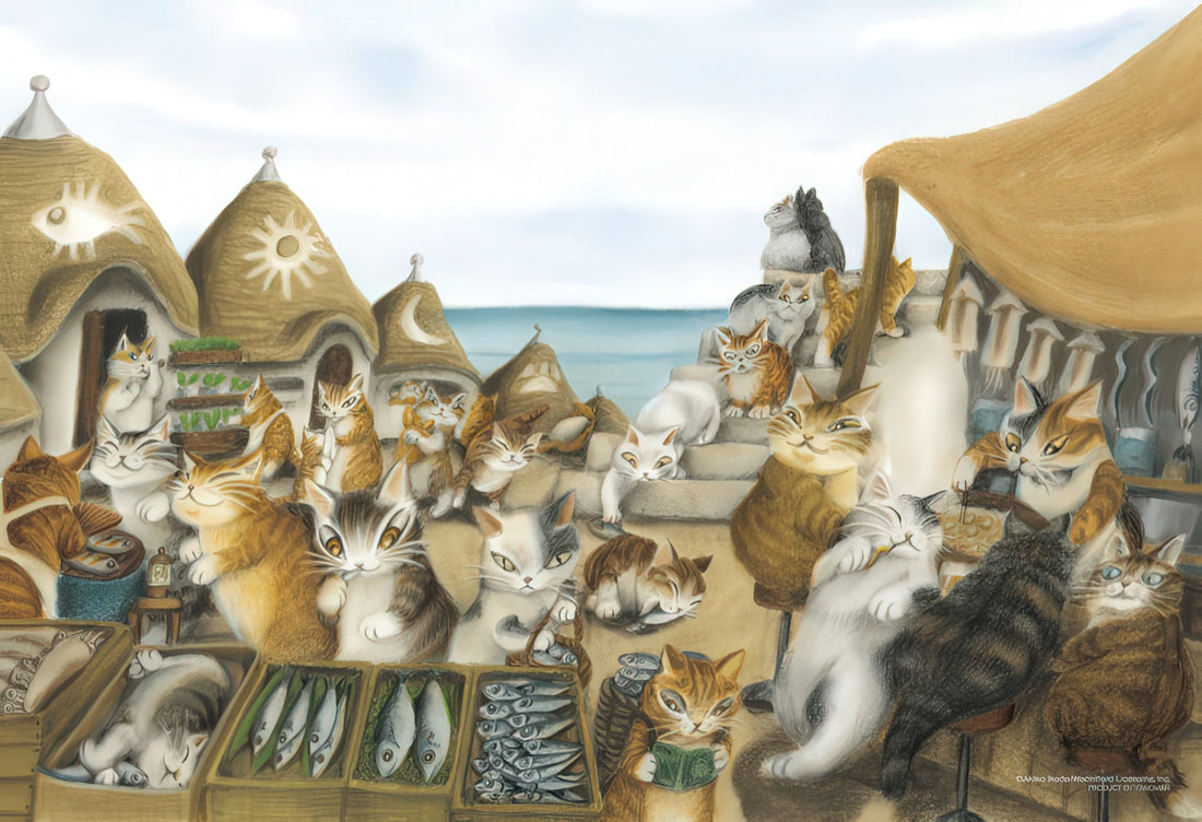yanoman-03-953-rumors-in-cat-alley-(wachi-field)-300-pieces-jigsaw-puzzle