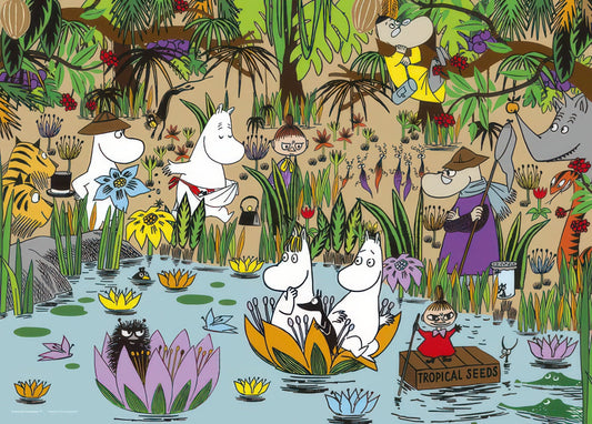 Yanoman 05-1029　Jungle Moomin Valley　500 Pieces Jigsaw Puzzle