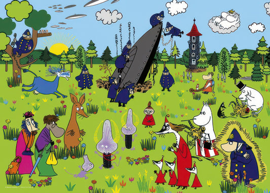 Yanoman 05-1050　Moomin • Maigo's Martian　500 Pieces Jigsaw Puzzle